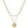 IEFSHINY Gold Layered Initial Necklaces for Women Girls, 14K Gold Plated Dainty Heart Initial Pendant Necklace Layering Choker Paperclip Link Chain Layered Necklaces for Women Jewelry Teen Girl Gifts IEFSHINY Gold Layered Initial Necklaces for Women Girls, 14K Gold Plated Dainty Heart Initial Pendant Necklace Layering Choker Paperclip Link Chain Layered Necklaces for Women Jewelry Teen Girl Gifts