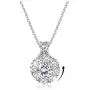 Sllaiss 925 Sterling Silver Rotatable Necklace for Women Girls Personalize Cubic Zirconia Pendant Necklace Flower CZ Necklace Chain 16” Jewelry Gift Sllaiss 925 Sterling Silver Rotatable Necklace for Women Girls Personalize Cubic Zirconia Pendant Necklace Flower CZ Necklace Chain 16” Jewelry Gift