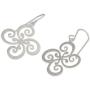 NOVICA .925 Sterling Silver Floral Dangle Earrings, Thai Pinwheel