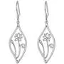 925 Sterling Silver Ear Hooks Lotus Flower Drop Dangle Earrings Jewelry Gifts for Women