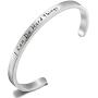 MAOFAED I can do Hard Things Cuff Bracelet Inspiration Jewelry Goddaughter Gifts