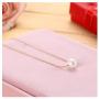 Yfe Pearl Choker Single Tiny Pearl Necklace for Women and Girls Simple Jewelry Minimalist Necklace (Gold 1 layer)