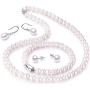 CHAULRI Freshwater Cultured Pearl Necklace Set Including Stunning Bracelet, Stud Earrings and Dangle Drop Earrings – Birthday Anniversary Wedding Holiday Jewelry Gifts for Women