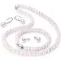 CHAULRI Freshwater Cultured Pearl Necklace Set Including Stunning Bracelet, Stud Earrings and Dangle Drop Earrings – Birthday Anniversary Wedding Holiday Jewelry Gifts for Women