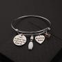 MAOFAED Bowling Ball Lover Gift Bowling Pin Charm Bracelet Bowling Coach Jewelry Bowling Gift for Bowling Players 