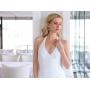 Mariell Ivory Pearl & Round CZ Bridal Bracelet & Earrings Set - Wedding Jewelry Sets for Bridesmaids