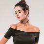 Simsly Punk Choker Necklace Black Dreamcatcher Necklaces Chain Jewelry for women and Girls
