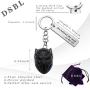 G-Ahora Black Panther Keychain with Black Panther Mask Pendant Marvel Comic Jewelry Avenger Movie Gifts for Marvel Fans