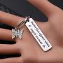 MAOFAED Butterfly Gift Butterfly Memorial Gift Butterfly Lover Gift Loss of Love One Gift Butterflies Appear When Angels are Near