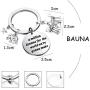 BAUNA The Greatest Showman Jewelry Inspirational Gifts A Million Dreams for The World Were Gonna Make Keychain Dream Jewellery