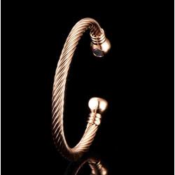 Antiquity Sian Art Copper Magnetic Health Bracelet with Strong Elastic for Wrist Bracelets Twisted Rope Negative Energy Increased