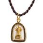 Weekday Birthday Buddha Golden Thai Amulet Pendant