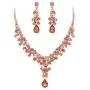 EVER FAITH Womens Rhinestone Crystal Elegeant Wedding Feast Floral Teardrop Necklace Earrings Set EVER FAITH Womens Rhinestone Crystal Elegeant Wedding Feast Floral Teardrop Necklace Earrings Set