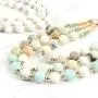 RIAH FASHION Bohemian Genuine Natural Stone Bead Strand Statement Necklace - Multi Layer Drape Chunky Bib Collar RIAH FASHION Bohemian Genuine Natural Stone Bead Strand Statement Necklace - Multi Layer Drape Chunky Bib Collar