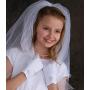 Childrens Sterling Silver Baptism, Christening or First Communion Cross Bracelet and/or Necklace with Cultured Pearl