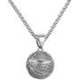 Mgutillart Punk Rock Titanium Steel Basketball Pendant Necklace