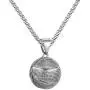 Mgutillart Punk Rock Titanium Steel Basketball Pendant Necklace Mgutillart Punk Rock Titanium Steel Basketball Pendant Necklace