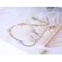 AAABBB Bohemia Style Titanium Stainless Steel Beads Chain Charm Bracelets for Women Girls Trendy Rose Gold Beach Jewelry AAABBB Bohemia Style Titanium Stainless Steel Beads Chain Charm Bracelets for Women Girls Trendy Rose Gold Beach Jewelry