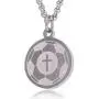 Pendant Sports Luke 1:37 Athletes Necklace Crafted in Stainless Steel and Presented in a Black Velvet Box. Baseball, Football, Hockey, Racing, Soccer, Basketball & Volleyball.