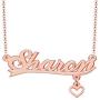 CLY Jewelry Customized Heart Pendant Custom Jewelry for Her Personalized Name Necklace