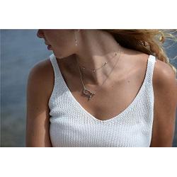 Sterling Silver Zodiac Necklace Constellation Jewelry Birthday Gift Sorority Sister Gift