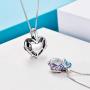 Heart Jewelry Set for Women Sterling Silver Love Jewelry Gifts with Swarovski Crystal
