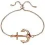 Hoops & Loops Sterling Silver Polished Anchor Adjustable Bracelet Hoops & Loops Sterling Silver Polished Anchor Adjustable Bracelet