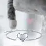 JZCOLOR Heart Urn Bracelet for Women - 925 Sterling Silver Pawprint Ashes Bracelet Cremated Ashes Holder Jewelry for Teens