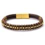 MEMGIFT I Love You Morse Code Leather Bracelets for Men Funny Inspirational Gifts for Her Mom Son Daughter Sister Wrap Bracelet