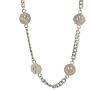 Smiley Chain Necklace Stainless Steel Punk Hip Hop Street Dance Rock Necklace for Men Women
