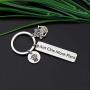 CYTING Plant Lover Gift Just One More Plant Keychain Gardening Jewelry Houseplant Appreciation Day Crazy Plant Lady Gift for Florist Farmer
