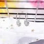Sllaiss Heart Earrings Hollow Shaped S925 Sterling Silver Leverback Earrings for Women Girls Dangle Drop Earrings Sllaiss Heart Earrings Hollow Shaped S925 Sterling Silver Leverback Earrings for Women Girls Dangle Drop Earrings