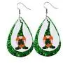 6 Pairs Gnome Faux Leather Dangle Earrings Set Green Teardrop Lightweight Drop Earrings for Women Girls St Patricks Day Party Jewelry Gift 6 Pairs Gnome Faux Leather Dangle Earrings Set Green Teardrop Lightweight Drop Earrings for Women Girls St Patricks Day Party Jewelry Gift