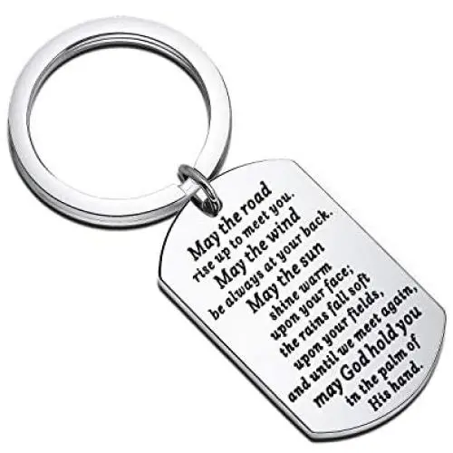 Gzrlyf May The Road Rise to Meet You Irish Blessing Keychain Irish Blessing Gifts Coworker Leaving Gifts Gzrlyf May The Road Rise to Meet You Irish Blessing Keychain Irish Blessing Gifts Coworker Leaving Gifts