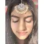 The Tikka Shop - Traditional Indian Maang Tikka - Statement Bollywood Hair Jewelry for Wedding Party Bridal & Bridesmaid - Goldtone headpiece for Women The Tikka Shop - Traditional Indian Maang Tikka - Statement Bollywood Hair Jewelry for Wedding Party Bridal & Bridesmaid - Goldtone headpiece for Women