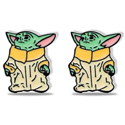Baby Yoda Earring Yoda jewelry Gift for Yoda Fans