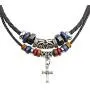 Beulous Choker Necklace for Men Jewelry Boho Jewelry for Women Hipppie Jewelry Wolf Tooth Cross Pendant Beaded Ankn Necklace Black Panther Necklace for Men Beulous Choker Necklace for Men Jewelry Boho Jewelry for Women Hipppie Jewelry Wolf Tooth Cross Pendant Beaded Ankn Necklace Black Panther Necklace for Men