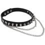 macoking Goth Leather Collar Choker Studded Spike Rivet Black Necklace Punk Bracelet