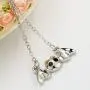 PANGRUI Adorable Tiny Vampire Bat Pendant Necklace, Gift for Batman Fans PANGRUI Adorable Tiny Vampire Bat Pendant Necklace, Gift for Batman Fans