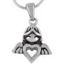 Angel Heart Urn Necklace for Ashes - Cremation Jewelry Memorial Keepsake Pendant - Funnel Kit Included Angel Heart Urn Necklace for Ashes - Cremation Jewelry Memorial Keepsake Pendant - Funnel Kit Included