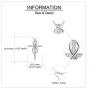 MONGAS Infinity Cross Necklace 925 Sterling Silver Cross Infinity Jewelry for Women