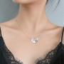 FUTIMELY Sloth Heart Necklace Sloth Gifts for Women Girls Cute Animal Koala Sloth Pendant Jewelry