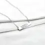 In Omnia Paratus Bar Necklace Strength Jewelry Gilmore Jewelry Ready for Anything Motivational Necklace Gift for Women Girls Umbrella Gilmore Gifts