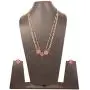 Touchstone Indian Bollywood Handcrafted Traditional Royal Mughal Kundan Polki Meenakari Enamel Colorful Wedding Designer Jewelry Long Necklace Set in Gold and Silver Tone for Women.