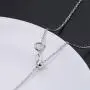 S925 Sterling Silver Dangle Tassel Jewelry Adjustable Long Chain Sweater Necklace for Women Girls S925 Sterling Silver Dangle Tassel Jewelry Adjustable Long Chain Sweater Necklace for Women Girls