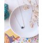 Boma Jewelry Sterling Silver Sideways Teardrop Necklace, 16 Inches