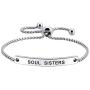 SOUSYOKYOSAM Soul Sisters Motivational Gift Inspirational Cuff Bracelet Adjustable Bangle Jewellery