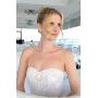 Mariell CZ and Freshwater Pearl Button Wedding Necklace and Earrings Jewelry Set for Bridesmaids & Brides