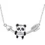TRISHULA Cute Panda Heart Pendant Necklace,Forever Love Animals Series Delicate Heart Jewelry Great Gift for Mom Daughter Wife TRISHULA Cute Panda Heart Pendant Necklace,Forever Love Animals Series Delicate Heart Jewelry Great Gift for Mom Daughter Wife