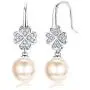 Sllaiss 925 Sterling Silver Pearl Drop Earrings for Women Heart- Shaped Clover Cubic Zirconia Dangle Earrings Lucky Jewelry Gift for Birthday Anniversary Sllaiss 925 Sterling Silver Pearl Drop Earrings for Women Heart- Shaped Clover Cubic Zirconia Dangle Earrings Lucky Jewelry Gift for Birthday Anniversary